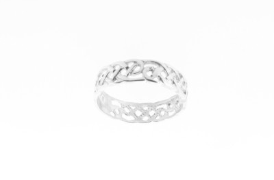 Keltischer Ring Sterlingsilber irischer Infinity-Knoten-Designband Damen Made in UK