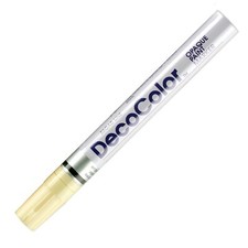300-42 Marvy DecoColor Opaque Paint Marker, Broad Tip, Cream Yellow, Pack of 1