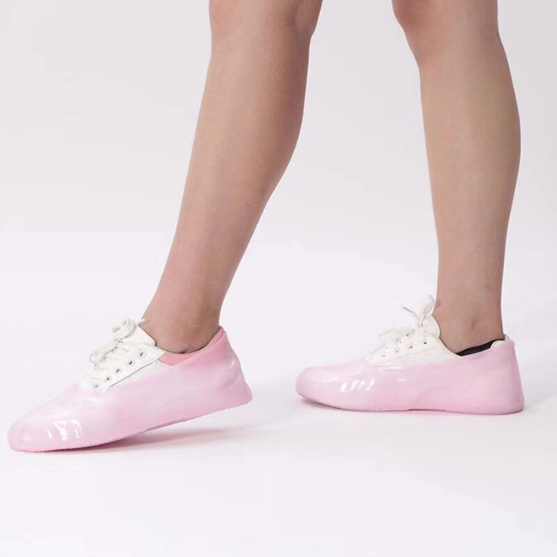 APL Galosce in gelatina unisex per uomo e donna astuccio per scarpe piatto impermeabile ↑