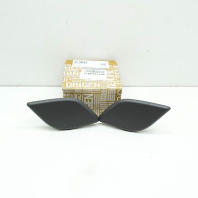 Genuine Renault MEGANE Front Bumper Headlight Washer Jet Covers X2 