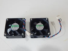 SUNON KDE1206PTV2 6025 60mm x 25mm 12V 1.2W 4Pin B219 - LOT OF 2 FANS -FAST SHIP