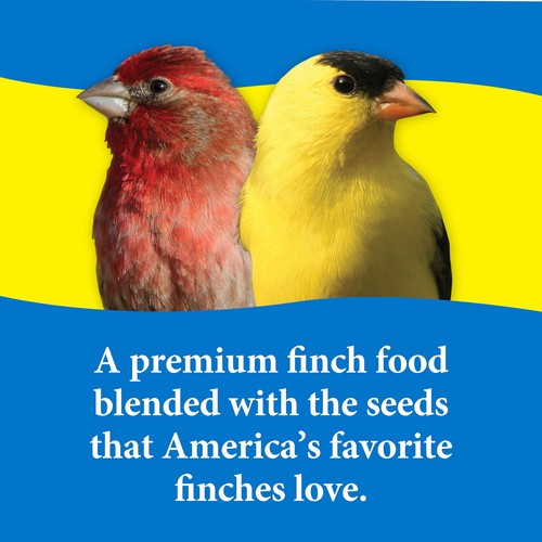 Finch Food Finch Lovers Mix Dry Wild Bird Food, Seeds 5 lb. Bag, 1 Pack - Picture 3 of 11