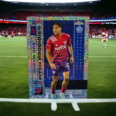 2022 Topps Chrome MLS Pitch Prodigies Speckle Refractor Justin Che Rookie RC