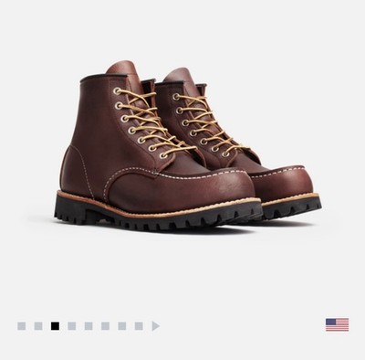 Red Wing Shoes Men s 6 Inch ROUGHNECK In Briar Oil Slick Size 9.5