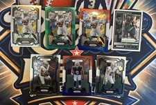 Raiders Card Lot Davante Adams Prizm Color Jacobs Wilson RC + Parallels