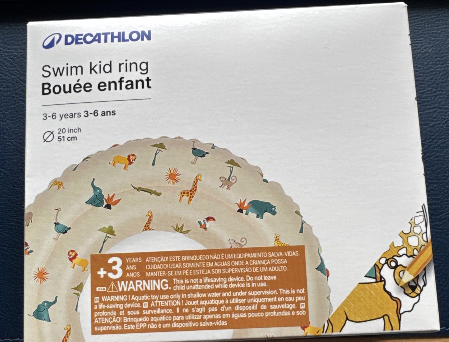 Anillo Decathlon Natación Niño 3-6 Años