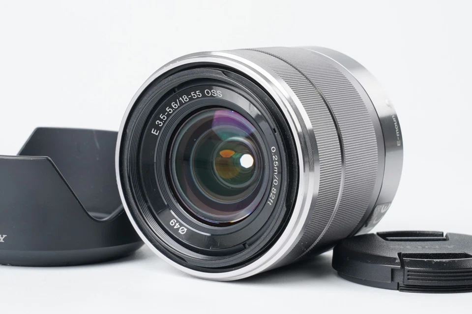 [Exc+++] SONY SEL1855 18-55mm f/3.5-5.6 OSS E-Mount Lens Silver #3028A - image 3 of 4