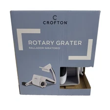 Crofton Rotary Grater Stainless Steel Kitchen Cheese Shredder New Sealed in Box