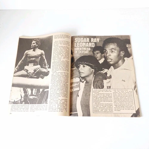 Big Book of Boxing November 1980 ROBERTO DURAN SUGAR RAY LEONARD Cover - 画像8/12