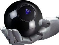 Mystic 8 Ball Retro Edition Fortune Telling Toy, Black Novelty Gift