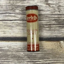 Vintage Herb-Ox Bouillon Cubes tin, Pure Food Company