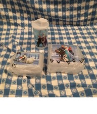 Tupperware Disney's Frozen Lunch Set  Sandwich Keeper Squares Tumbler  New