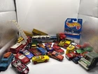 Large Lot Of Used Vintage Hot Wheels, Lesney, Tootise, Car Trucks Tractor Case