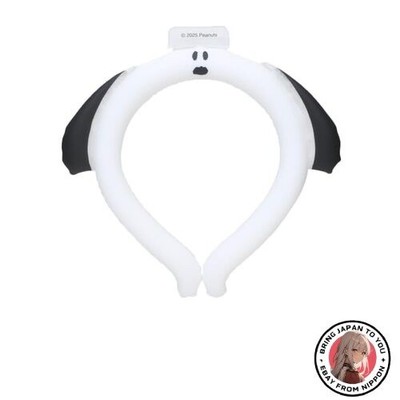 Neu [Kamio Japan] Snoopy [Summer Cool Neck] 3D Ice Loop M/Straight Face PEANUTS
