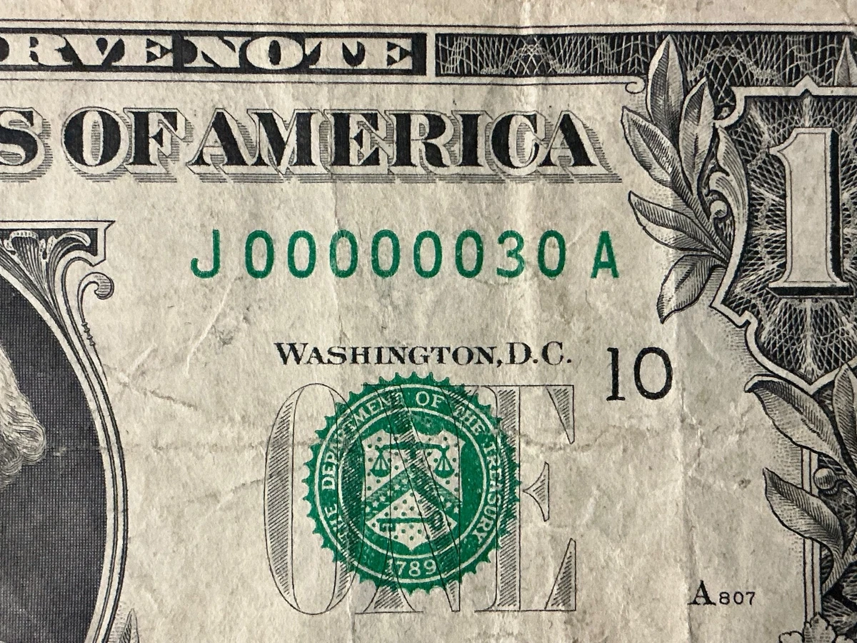 Circulated $1 1977 US Federal Reserve Small Notes for sale | eBay