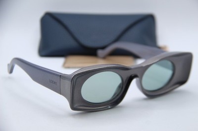 NEW LOEWE LW 40033I 05X BLUE GLITTER MIRRORED AUTHENTIC FRAMES SUNGLASSES 49-23
