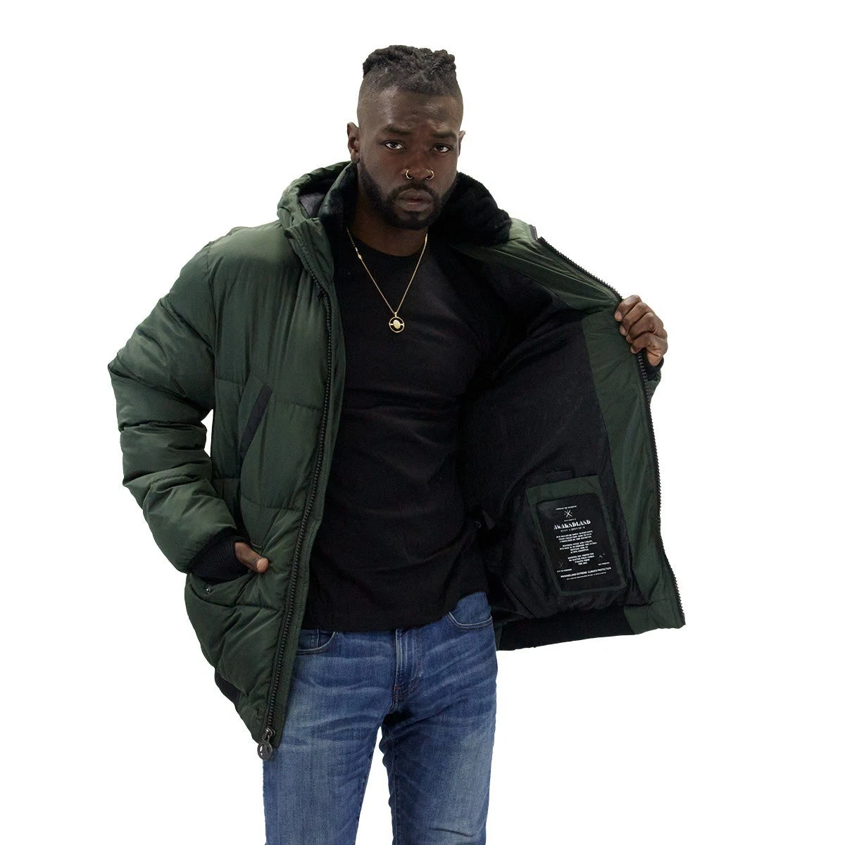 Awakndland Army Expedition Insulated Puffer