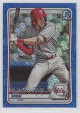 2020 Bowman Chrome Prospects Mega Box Blue Mojo Refractor 12/150 Alec Bohm uk2