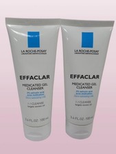 LA ROCHE POSAY EFFACLAR MEDICATED GEL CLEANSER 3.4 OZ NWOB EXP: 2027 SET OF 2