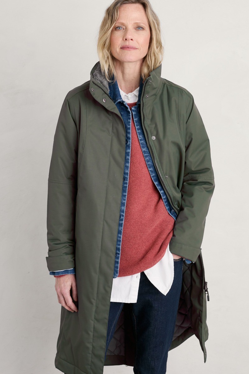Seasalt Women's Janelle Coat Woodland
