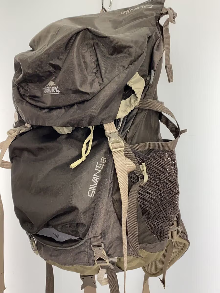 GREGORY Backpack, Polyester, Gray, Solid Color, S… - image 2