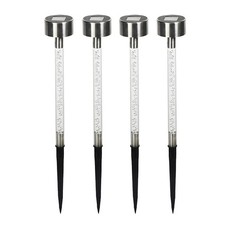 LED che cambia colore illumina automaticamente design creativo piano in acciaio inox