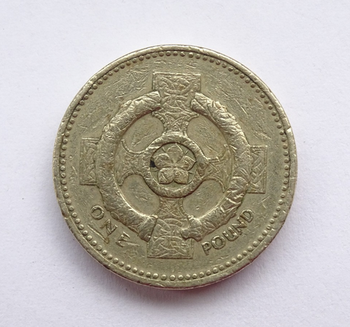 1996 Elizabeth II  One Pound Coin / "Decus Et Tutamen" / Shipping Via FedEx - Picture 2 of 16