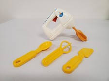 Vintage Fisher Price Fun With Food 1987 Hand Mixer Utensils