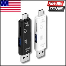 5 in 1 USB C SD Card Reader Micro SD TF Card OTG Adapter Type-C For Android PC