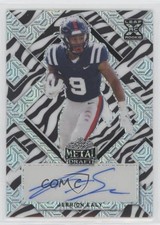 2022 Leaf Metal Draft Zebra Mojo 1/5 Jerrion Ealy #BA-JE1 Auto k4s