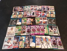 WILL CLARK - Huge 50-card lot! 1988 Donruss-Topps+! GIANTS-RANGERS!