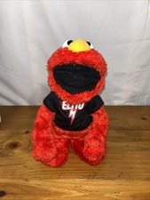 Sesame Street Hasbro Lets Rock Elmo Singing Animated Doll WORKS No Batteries