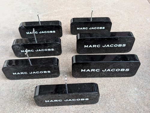 Lot of 7 Authentic Marc Jacobs Retail Countertop Display Blocks (Mixed Styles)