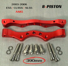 Apk 03-06 Mercedes Clsesl55 Amg 390mm 8-pot Front Caliper Bracket Ti Bolts