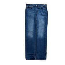 Levis 514 Jeans W32 L33 Mens Dark Blue Regular Straight Fit Stretch Denim