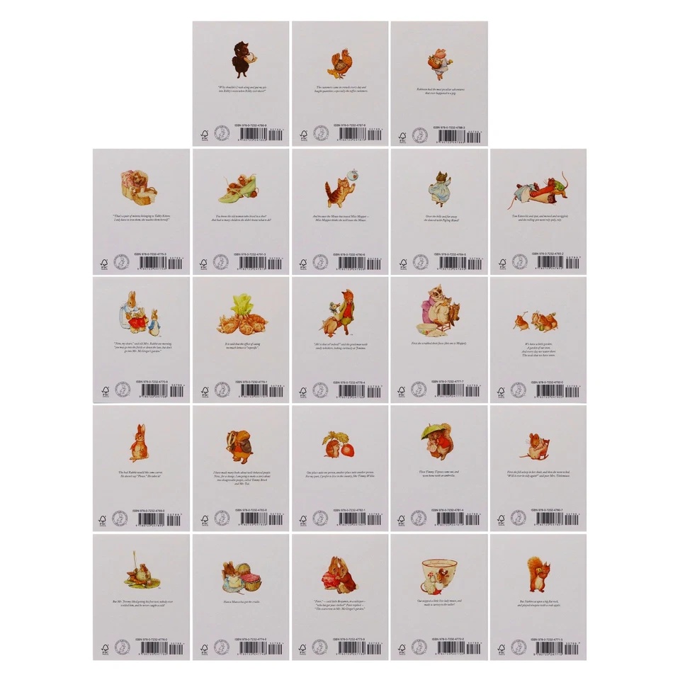 The World of Peter Rabbit Collection 23 Books Set - Ages 3-6 - By Beatrix Potter - Image 4 of 4