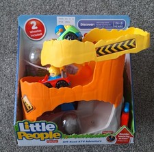 Fisher-Price Little People Off-Road ATV Adventure Playset New In Box