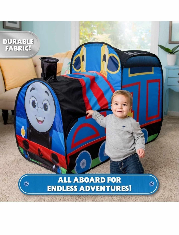 Thomas & Friends Pop up Tent, Polyester Material for inside & outside Use, Chil - Image 4 of 4