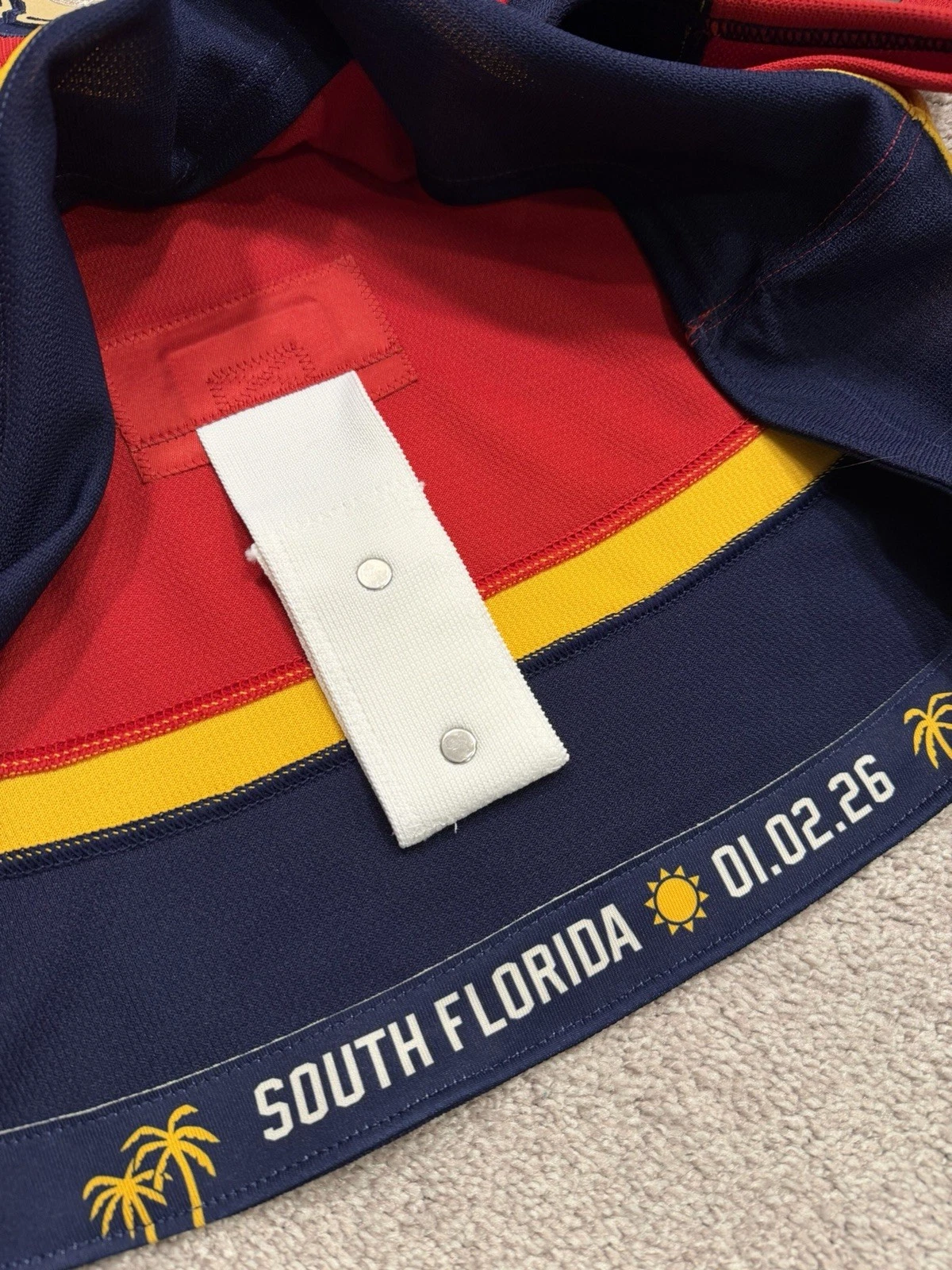 Florida Panthers 2026 Winter Classic Fanatics Authentic Pro Jersey Size 50