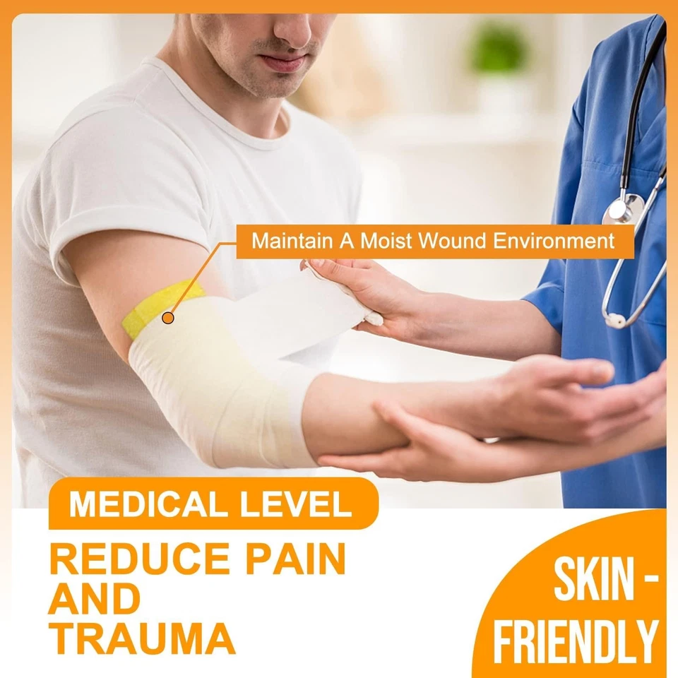 Apósito médico Xeroform Petrolatum 5"X9", paquete individual de 25, no adherente... Foto 4 de 4