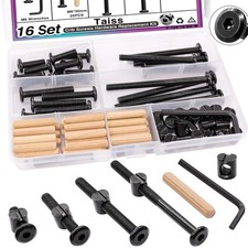 M6 Crib/Furniture Bolt Barrel Nut Hardware Kit