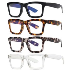 Reading Glasses for Women Men Blue Light Blocking Readers 2.0 X Fashion