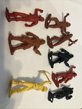 Plastic Pirates By The Marx Company A Lot Of 8 1 With Original Tool