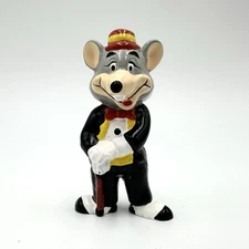 Collectible 1994 Chuck E Cheese Show Biz Pizza Tuxedo PVC Figure 2.5”