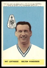 1958 A&BC Footballers Planet Ltd.on Front Nat Lofthouse Bolton Wanderers #46