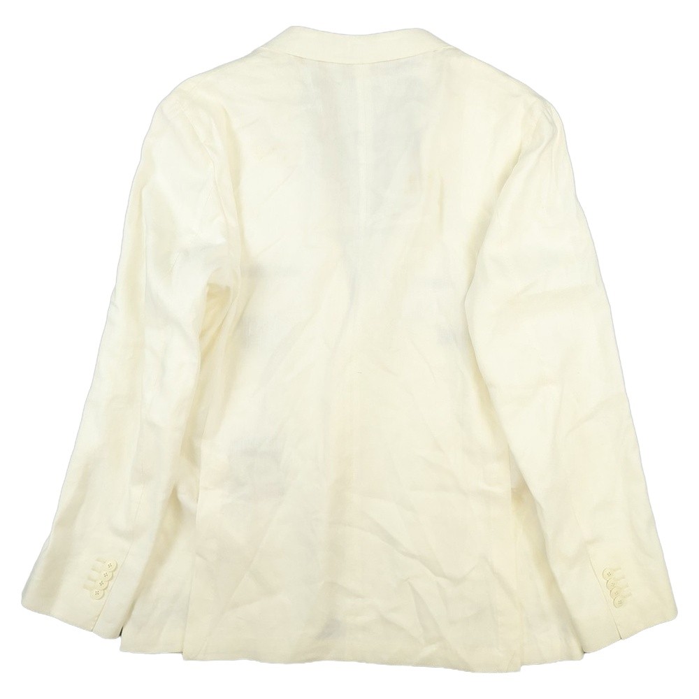 MJ Bale Blazer Mens XLARGE Beige Dobell Linen Single Breasted Jacket XL 46 NWT image 9