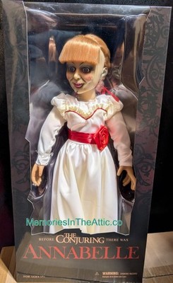 Mezco The Conjuring Universe 18'' Annabelle Roto Plush Doll Replica Horror Movie