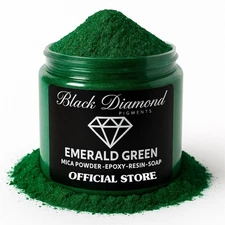 Black Diamond Pigments® | Emerald Green is a premium professional pigment