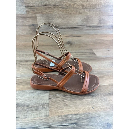 Timberland 7 sandali donna fibbia regolabile scarpe basse in pelle