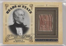 2020 Upper Deck Goodwin Champions Heads of State Stamp Relics John Tyler 0he